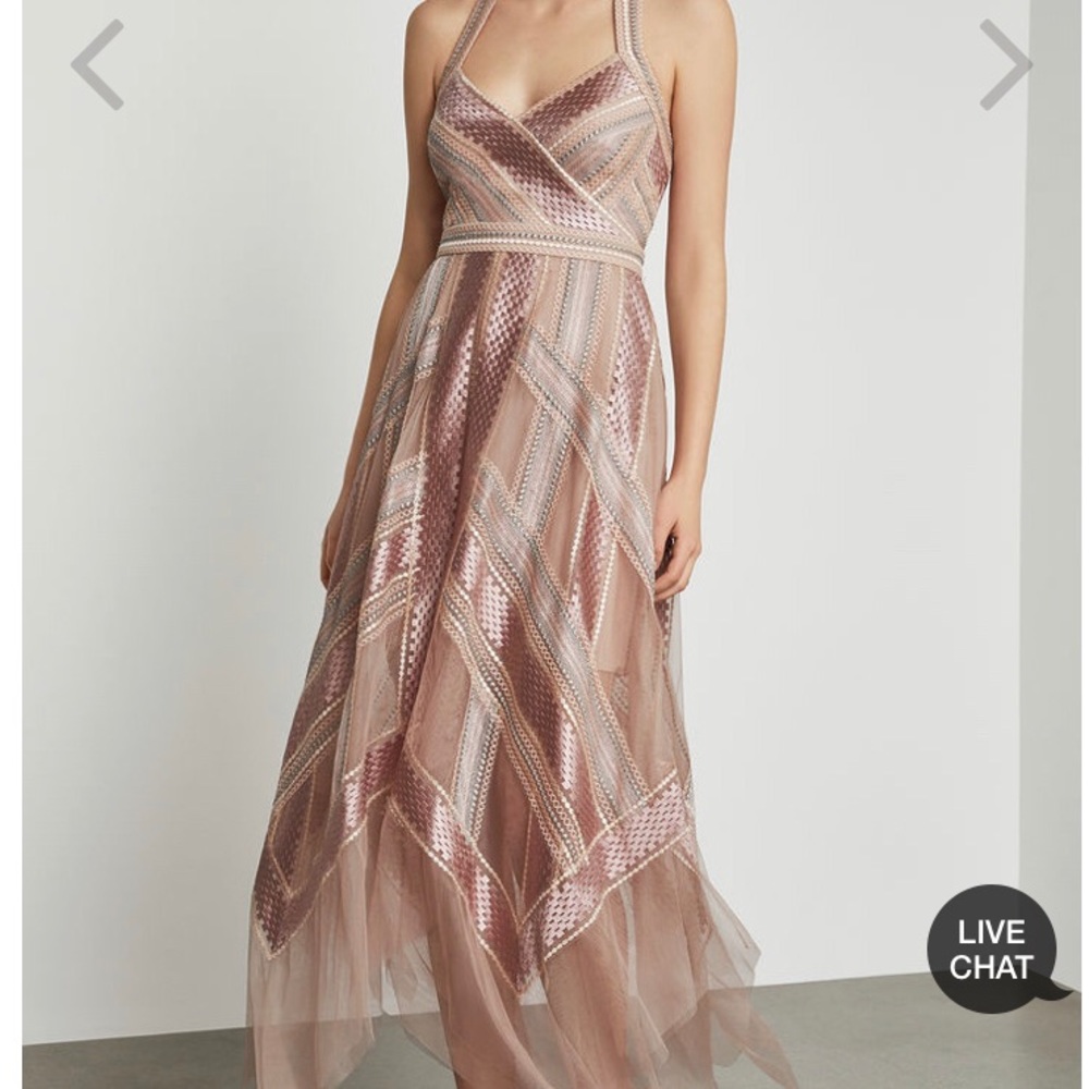 NWT BCBG Max Azria dress, size 4, color Bare Pink